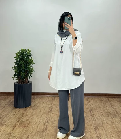 مانتو گلدوزی نیلوفر(ایراد دار)