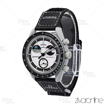 ساعت امگا سواچ Omega-Swatch ماموریت به ماه طوسی مشکی 107147