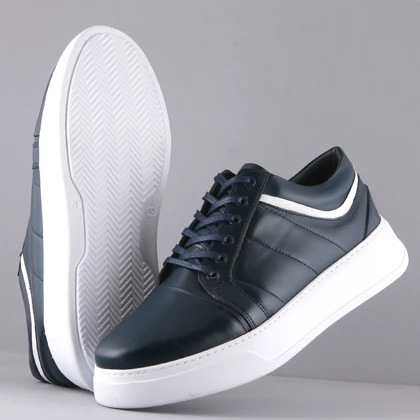 کفش روزمره مردانه چرم یلسان مدل شوان کد 540-GN