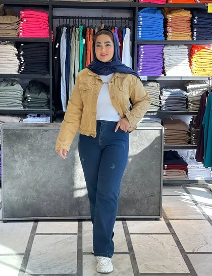 شلوار جین واید بگ کد : 141488
