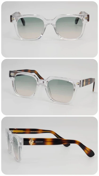 عینک آفتابی زنانه موسکات Moscot RN5028 پلاریزه و ضد اشعه UV400 ایتالیایی Rianova