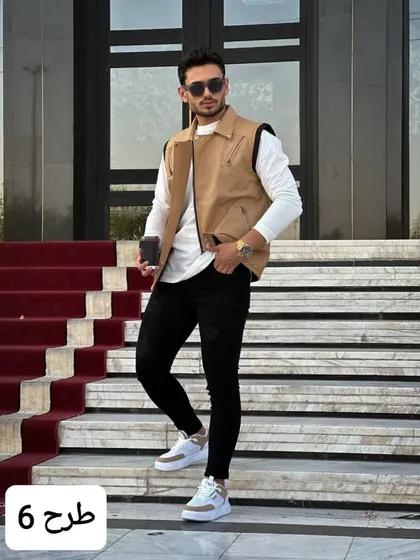 پافر جیله چرم دلفینی کد 3041