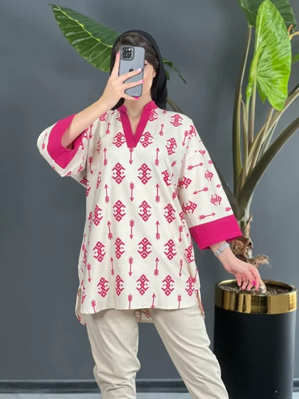تونیک لینن خطی 1055