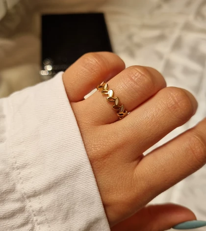 انگشتر استیل رنگ ثابت