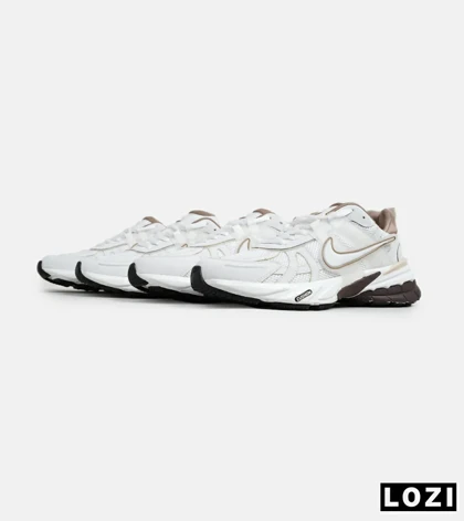 کفش کتانی مردانه و زنانه سفید کرم Nike Cushlon V2K مدل 5894