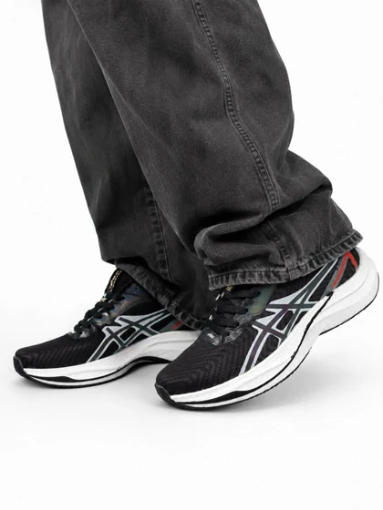 کفش کتانی مردانه زیره بست مدل اسیکس مشکی سفید ASICS
