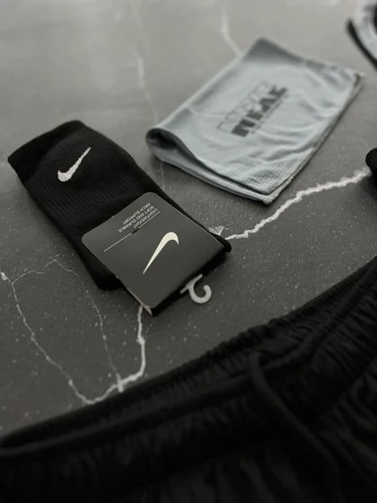 ست رکابی و شلوارک و جوراب و اسکارف نایکی کد E160