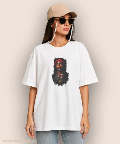 تیشرت لش مردانه و زنانه طرح توپاک کد 913