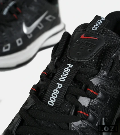 کفش کتانی مردانه و زنانه مشکی نایک NIKE P-6000
