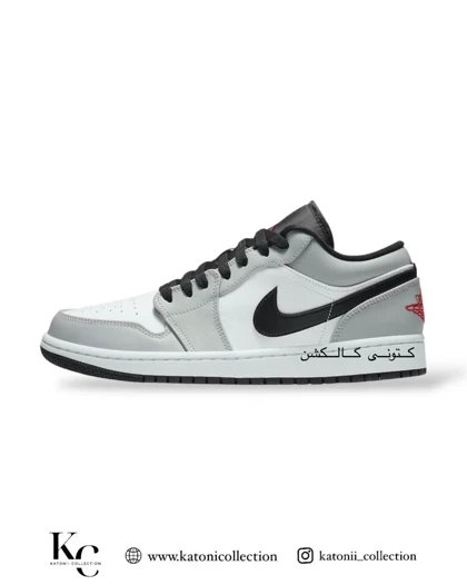 کتانی ویتنامی نایک ایر جردن وان لو اسموک گری nike air jordan 1 Low smoke Gray