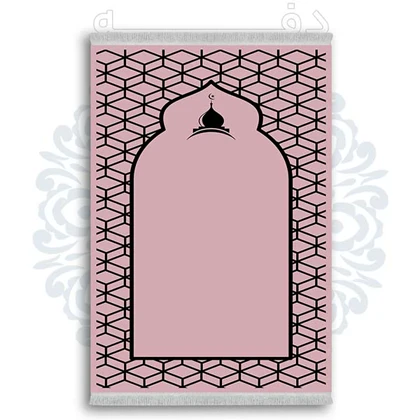 فرشینه از جنس پارچه هازان مخمل ترک طرح سجاده برند دفه کد DSJ 52