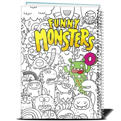 دفتر وزیری 60 برگ سیمی پاپکو PAPCO جلد سخت تک خط