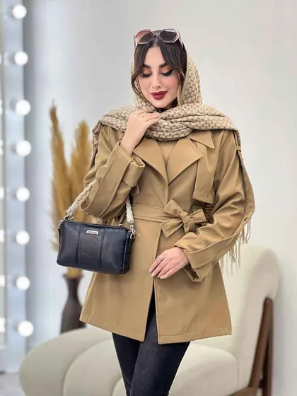 بارانی کمر پاگن ژیله دار
