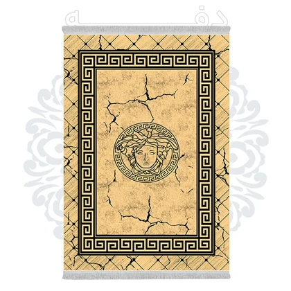فرشینه از جنس پارچه هازان مخمل ترک طرح سنتی و مدرن برند دفه کد DHU146
