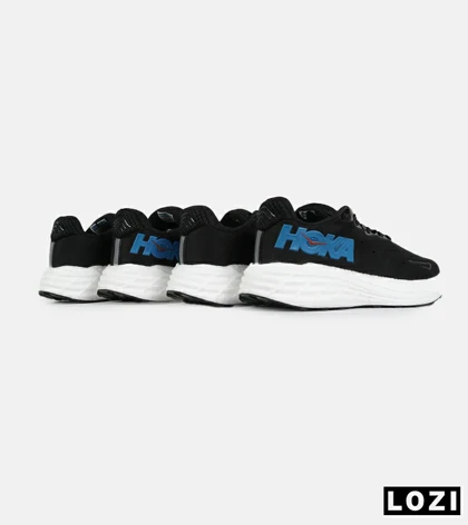 کفش کتانی مشکی آبی HOKA