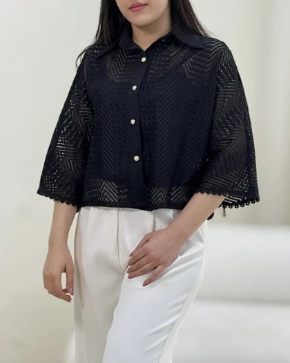 ست دو تیکه مهرا دانتل