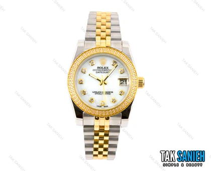 ساعت مچی زنانه رولکس دیت جاست مدل Rolex-2386-L