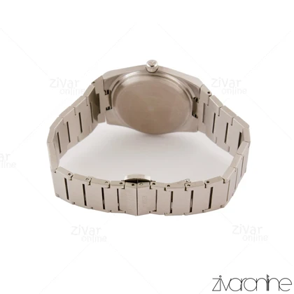 ساعت تیسوت مردانه PRX نقره ای صفحه آبی یخی 105470