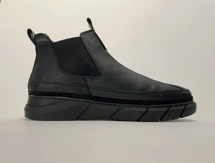 بوت ساق‌دار مردانه چرمی