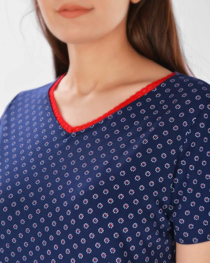 تیشرت و شلوار گل ریز زنانه