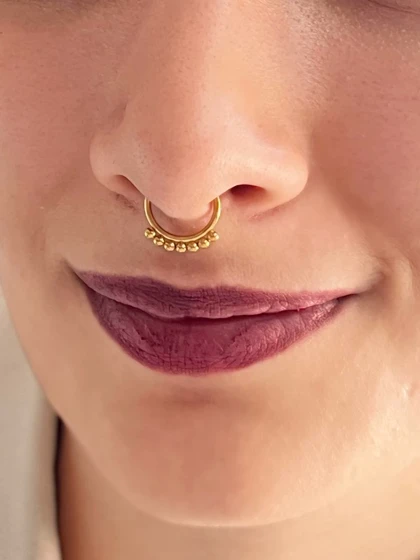 پیرسینگ فیک سپتوم استیل