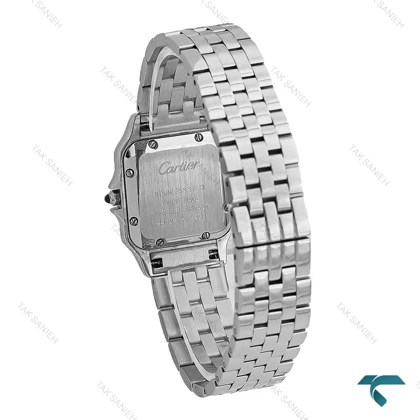 ساعت کارتیر پنتر زنانه سیلور صفحه سرمه ای مدیوم Cartier-4368-L