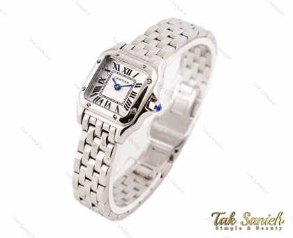 ساعت مچی کارتیه پنته زنانه نقره ای اسمال Cartier-3223-L