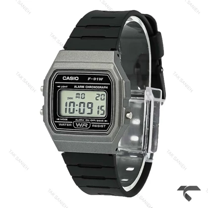 ساعت کاسیو اورجینال F-91WM-1B نوستالژی Casio-10632-G