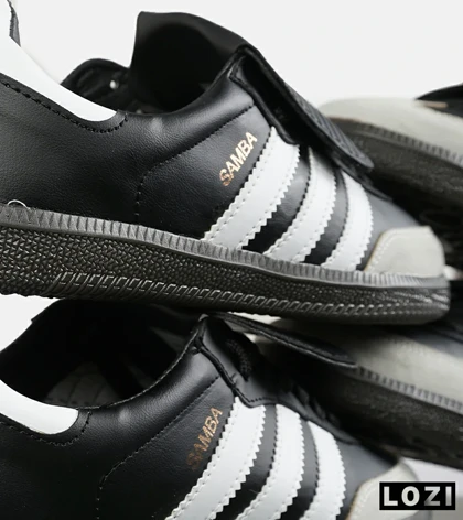 کفش کتانی مردانه و زنانه مشکی سفید ADIDAS Samba LT