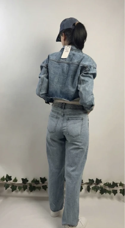 کت جین کراپ زارا