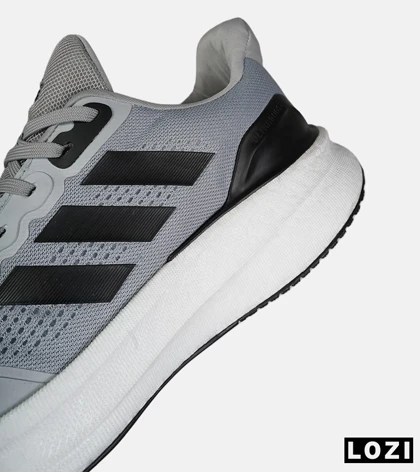 کفش رانینگ آدیداس گلکسی 7 طوسی مشکی مدل 9150 کتانی Adidas Galaxy 7