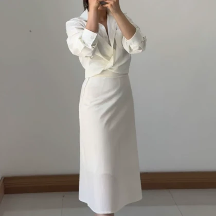 دامن زنانه لینن فون