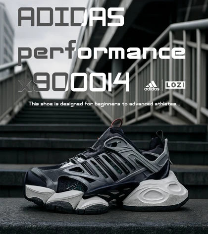 کفش کتانی مردانه و زنانه مشکی طوسی ADIDAS performance x9000l4 مدل 5915