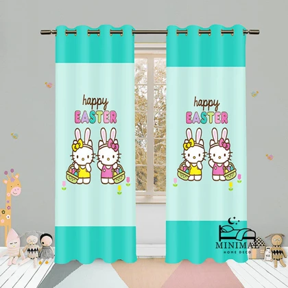 پرده کودک طرح خرگوش مدل W5131