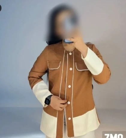 مانتو کتی جلو باز دکمه نما