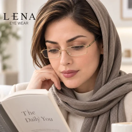عینک طبی مطالعه لنا مدل LE961 C01 طلایی