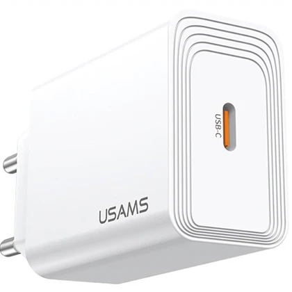 شارژر دیواری یوسامز USAMS مدل CC325 توان 20 وات تایپ سی