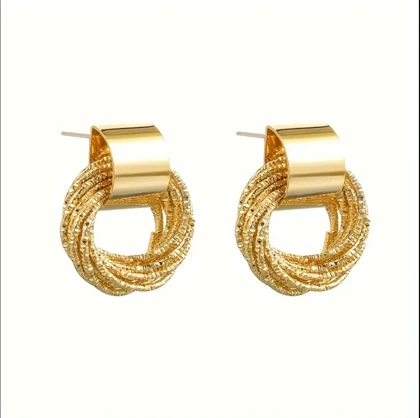 گوشواره حلقه‌ای چند لایه