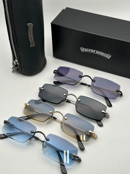 عینک کروم هارتز فریم لس کد 2278 Chrome Hearts
