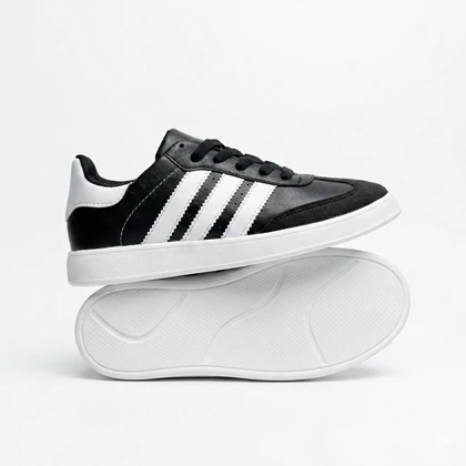 کفش ونس سه خط آدیداس مشکی کد 295059