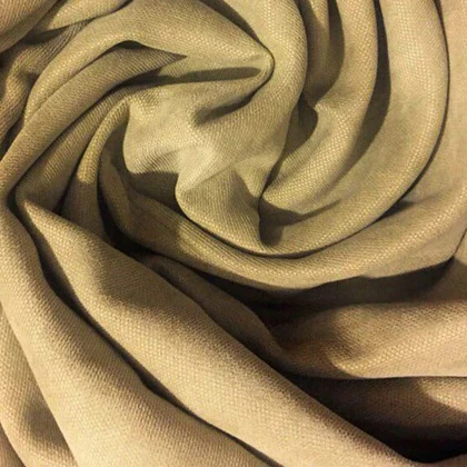 روتختی مینیمال کتان مخمل طرح لوزی کرم تیره کد101700