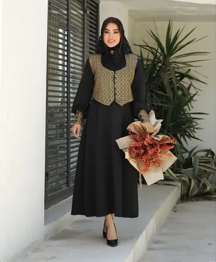 پیراهن و جلیقه طرح دلربا کد 81985