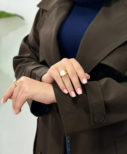 ترنچ کت آستردار آیسو ارکیده 1