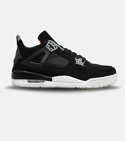 کتانی ساق‌دار مردانه مشکی Nike air jordan 4