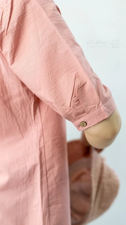 بلوز گلدوزی وارداتی یقه هفت طرح دکمه آستین کوتاه