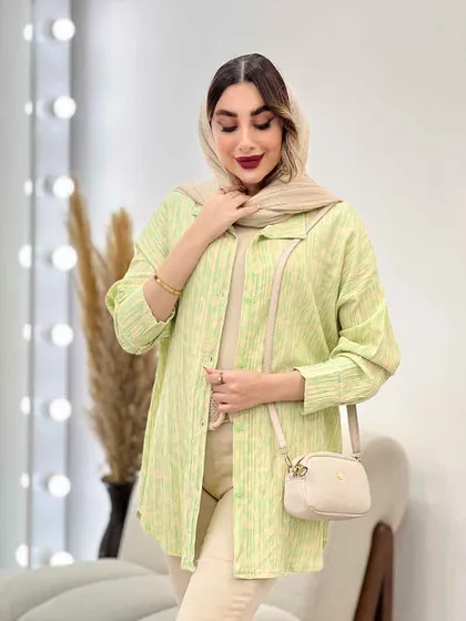 شومیز طرح دار ملودی
