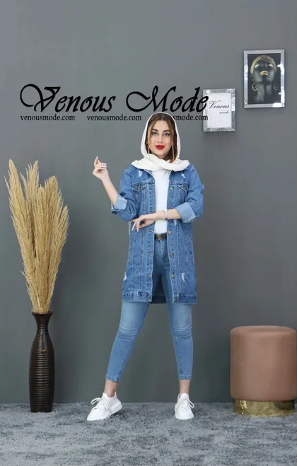 کت جین آبی دریایی DEFACTO