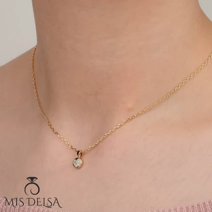 گردنبند ژوپینگ مدل قلب نگین‌دار