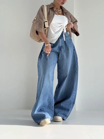 شلوار جین بگ ZARA ORIGINAL