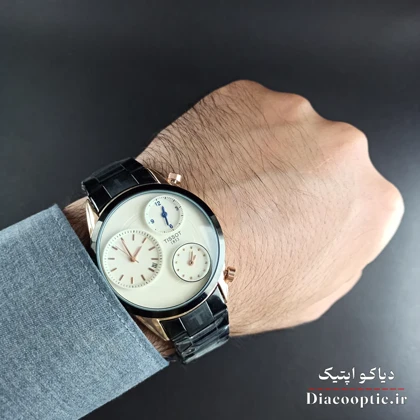ساعت مچی مردانه برند تیسوت سه موتور مدل Tis1146 استیل